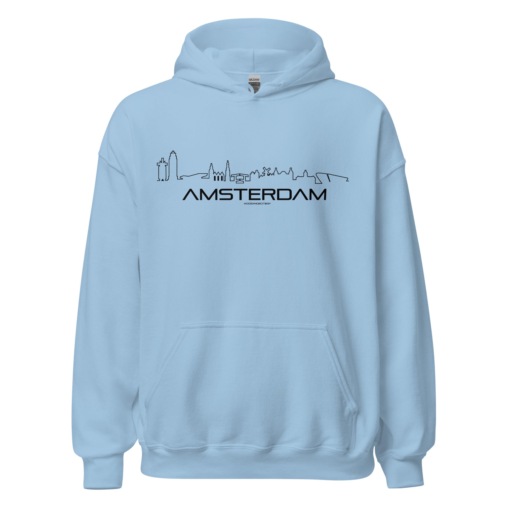 Hoodie Amsterdam houten cadeau decoratie relatiegeschenk van WoodWideCities