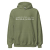 Hoodie Baarle-Nassau Military Green S houten cadeau decoratie relatiegeschenk van WoodWideCities