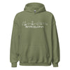 Hoodie Barcelona Military Green S houten cadeau decoratie relatiegeschenk van WoodWideCities