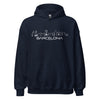 Hoodie Barcelona Navy S houten cadeau decoratie relatiegeschenk van WoodWideCities