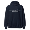 Hoodie Bologna Navy S houten cadeau decoratie relatiegeschenk van WoodWideCities