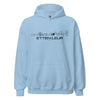 Hoodie Etten-Leur Light Blue S houten cadeau decoratie relatiegeschenk van WoodWideCities