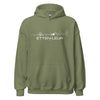 Hoodie Etten-Leur Military Green S houten cadeau decoratie relatiegeschenk van WoodWideCities