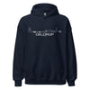 Hoodie Geldrop Marineblauw S houten cadeau decoratie relatiegeschenk van WoodWideCities