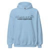 Hoodie Hoensbroek Light Blue S houten cadeau decoratie relatiegeschenk van WoodWideCities