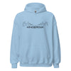 Hoodie Kinderdijk Light Blue S houten cadeau decoratie relatiegeschenk van WoodWideCities