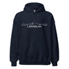 Hoodie Leersum Marineblauw S houten cadeau decoratie relatiegeschenk van WoodWideCities