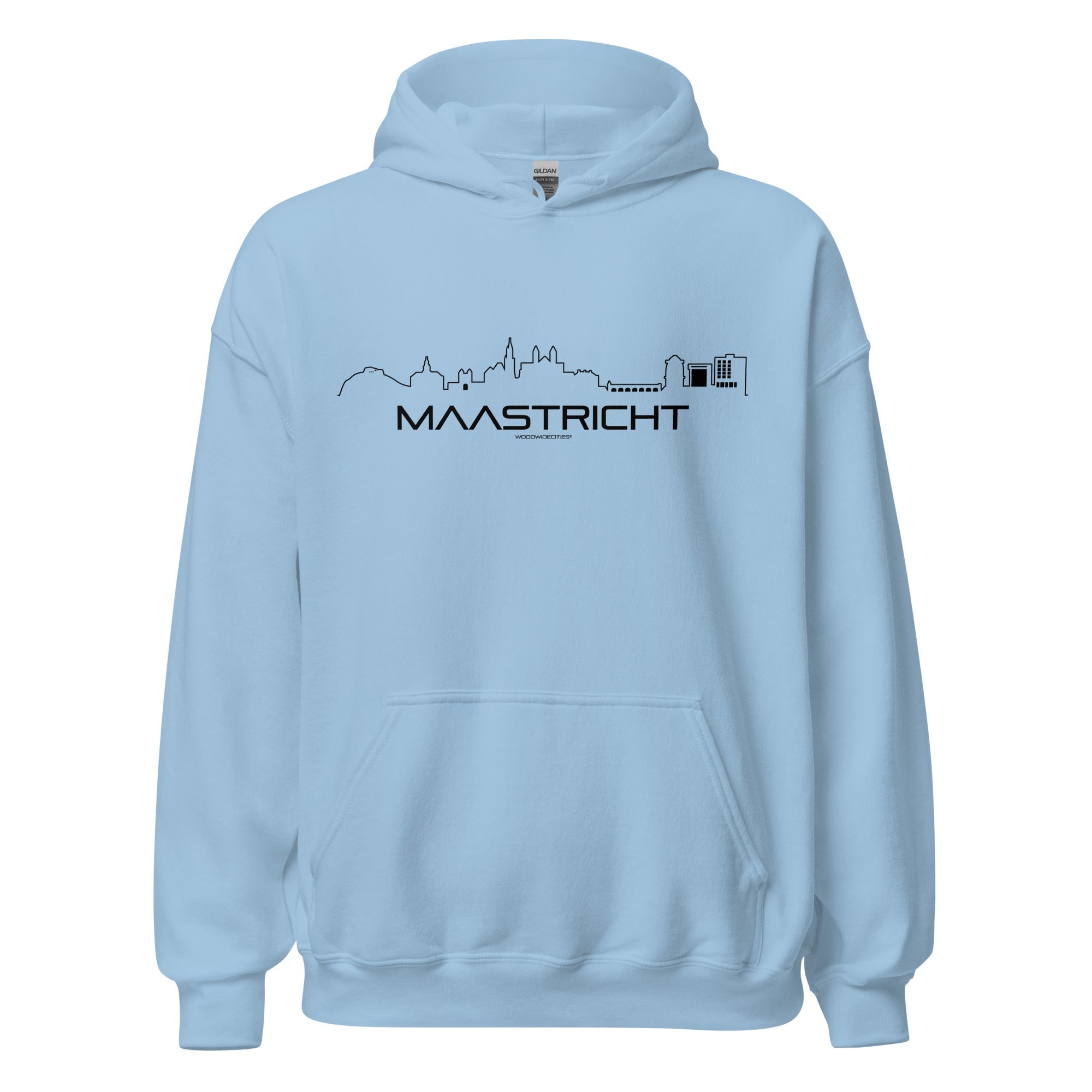 Hoodie Maastricht houten cadeau decoratie relatiegeschenk van WoodWideCities