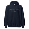 Hoodie Made Navy S houten cadeau decoratie relatiegeschenk van WoodWideCities