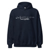 Hoodie Madrid Marineblauw S houten cadeau decoratie relatiegeschenk van WoodWideCities