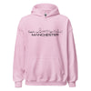 Hoodie Manchester Light Pink S houten cadeau decoratie relatiegeschenk van WoodWideCities