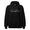 Hoodie Miami Beach Black S houten cadeau decoratie relatiegeschenk van WoodWideCities