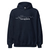 Hoodie Tenerife Navy S houten cadeau decoratie relatiegeschenk van WoodWideCities