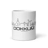 Mok Wit Dokkum houten cadeau decoratie relatiegeschenk van WoodWideCities