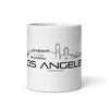 Mok Wit Los Angeles houten cadeau decoratie relatiegeschenk van WoodWideCities