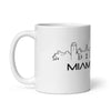 Mok Wit Miami Beach houten cadeau decoratie relatiegeschenk van WoodWideCities