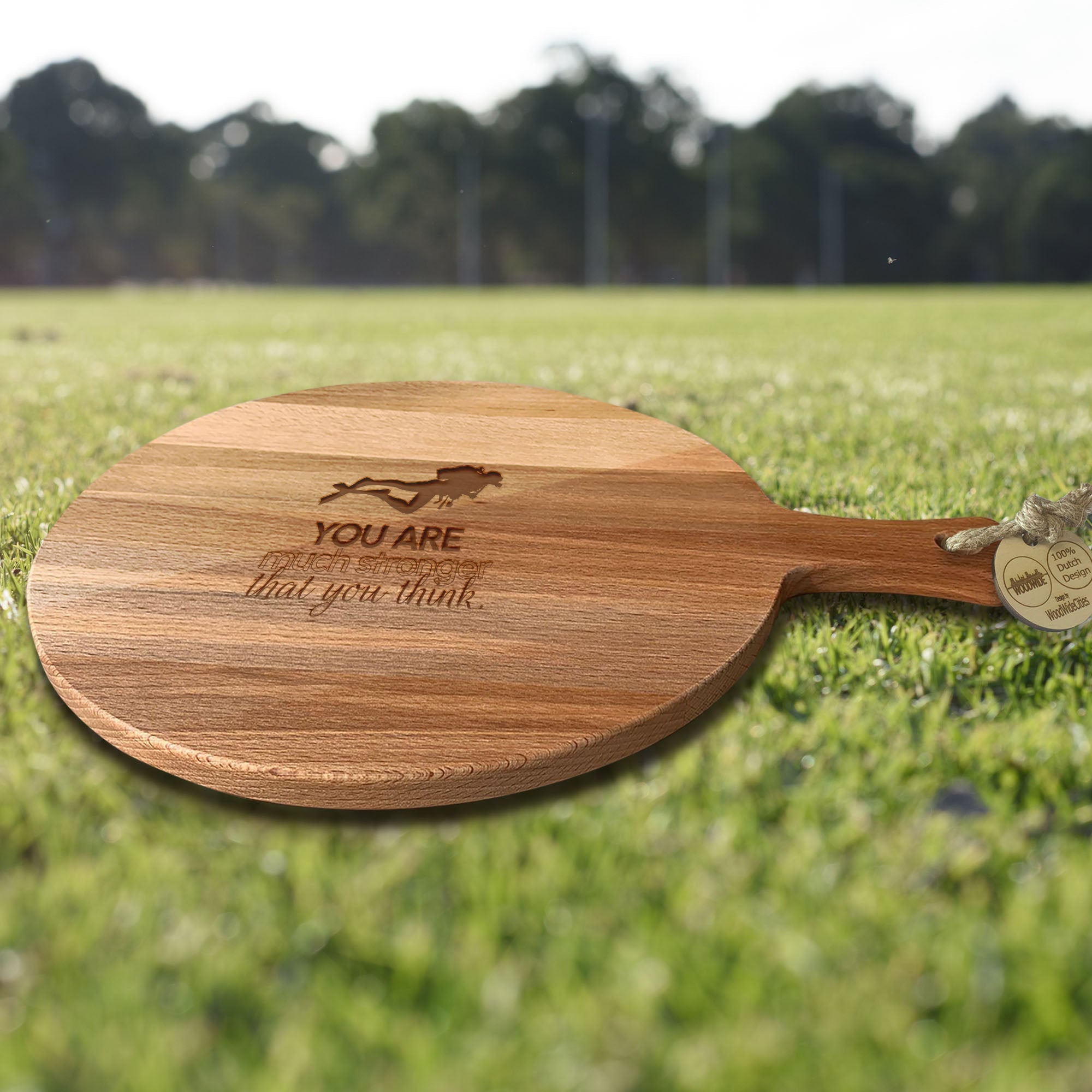 Serveerplank Rond Duiken You Are Much Stronger Than You Think