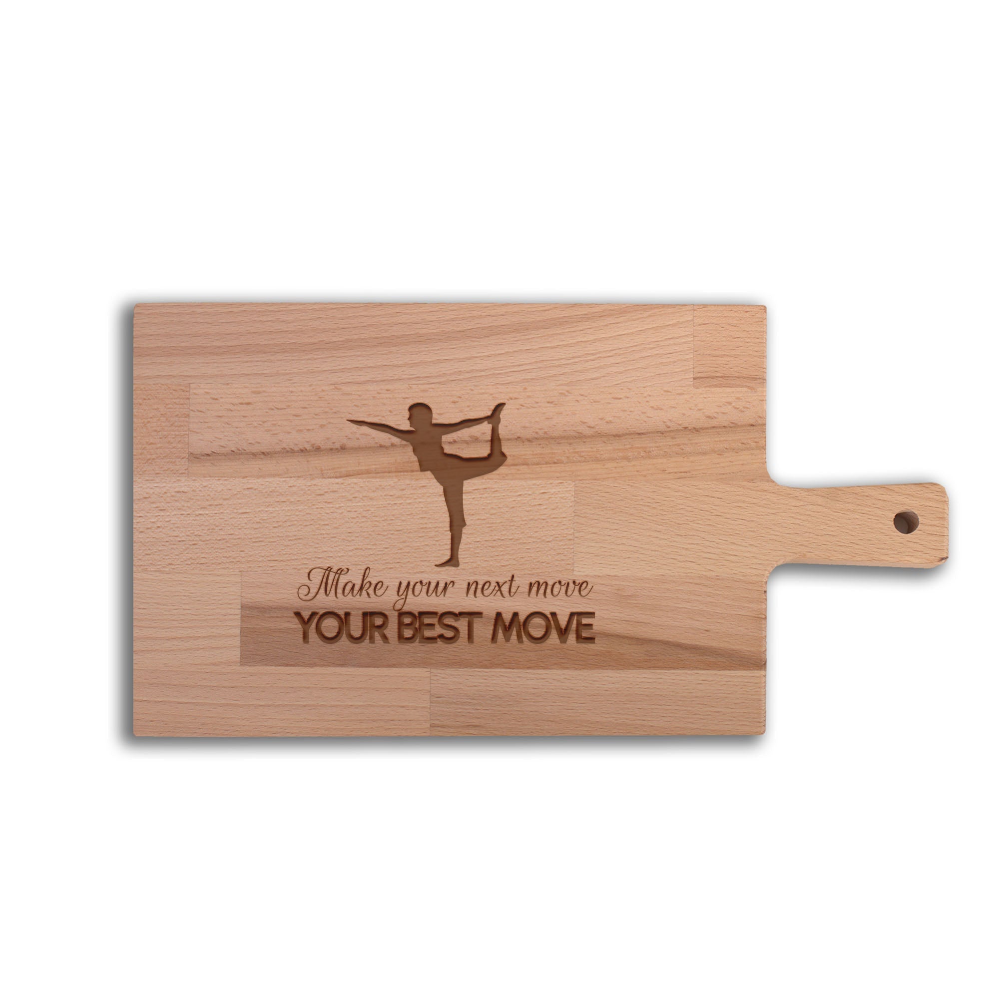 Serveerplank Yoga Make Your Next Move Your Best Move