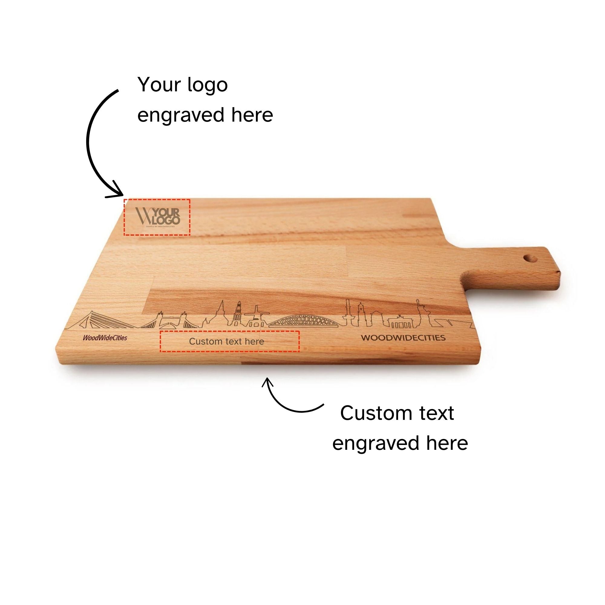 Serveerplank-rechthoek-graveren WoodWideCities