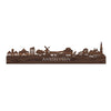 Skyline Amstelveen Noten houten cadeau decoratie relatiegeschenk van WoodWideCities