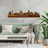 Skyline Barcelona Palissander houten cadeau decoratie relatiegeschenk van WoodWideCities