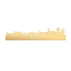 Skyline Beilen Metallic Goud gerecycled kunststof cadeau decoratie relatiegeschenk van WoodWideCities
