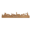 Skyline Beringe Eiken houten cadeau decoratie relatiegeschenk van WoodWideCities