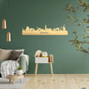 Skyline Beringe Metallic Goud gerecycled kunststof cadeau decoratie relatiegeschenk van WoodWideCities