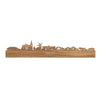 Skyline Best Eiken houten cadeau decoratie relatiegeschenk van WoodWideCities