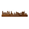 Skyline Bodegraven Palissander houten cadeau decoratie relatiegeschenk van WoodWideCities