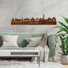 Skyline Bologna Palissander houten cadeau decoratie relatiegeschenk van WoodWideCities