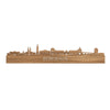 Skyline Bordeaux Eiken houten cadeau decoratie relatiegeschenk van WoodWideCities