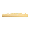 Skyline Bordeaux Metallic Goud gerecycled kunststof cadeau decoratie relatiegeschenk van WoodWideCities