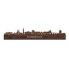 Skyline Bordeaux Noten houten cadeau decoratie relatiegeschenk van WoodWideCities