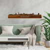 Skyline Bordeaux Palissander houten cadeau decoratie relatiegeschenk van WoodWideCities