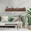 Skyline Boskoop Noten houten cadeau decoratie relatiegeschenk van WoodWideCities