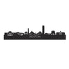 Skyline Boston Zwart houten cadeau decoratie relatiegeschenk van WoodWideCities