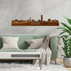 Skyline Boston Palissander houten cadeau decoratie relatiegeschenk van WoodWideCities