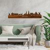 Skyline Brugge Palissander houten cadeau decoratie relatiegeschenk van WoodWideCities