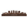 Skyline Charlotte Noten houten cadeau decoratie relatiegeschenk van WoodWideCities