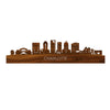 Skyline Charlotte Palissander houten cadeau decoratie relatiegeschenk van WoodWideCities