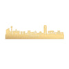 Skyline Dallas Metallic Goud gerecycled kunststof cadeau decoratie relatiegeschenk van WoodWideCities