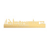 Skyline Doesburg Metallic Goud gerecycled kunststof cadeau decoratie relatiegeschenk van WoodWideCities