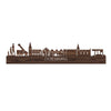 Skyline Doesburg Noten houten cadeau decoratie relatiegeschenk van WoodWideCities