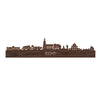 Skyline Echt Noten houten cadeau decoratie relatiegeschenk van WoodWideCities