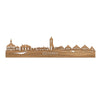 Skyline Eemnes Eiken houten cadeau decoratie relatiegeschenk van WoodWideCities