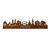 Skyline Enkhuizen Palissander houten cadeau decoratie relatiegeschenk van WoodWideCities