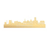 Skyline Geertruidenberg Metallic Goud gerecycled kunststof cadeau decoratie relatiegeschenk van WoodWideCities