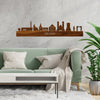 Skyline Geleen Palissander houten cadeau decoratie relatiegeschenk van WoodWideCities