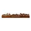 Skyline Hoofddorp Palissander houten cadeau decoratie relatiegeschenk van WoodWideCities